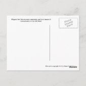 Altwagen des alten Westens Postkarte (Rückseite)