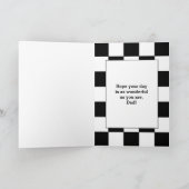 Altwagen des Vaters Karte (Innenseite)