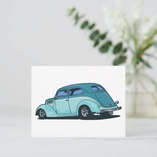 Altwagen Postkarte (Stehend Vorderseite)