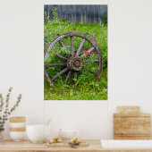 Altwagenrad in der historischen Altstadt von Gold Poster (Küche)