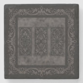 Altweltdesign Steinuntersetzer (Vorderseite)