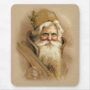 Altweltlicher Weihnachtsmann Mousepad