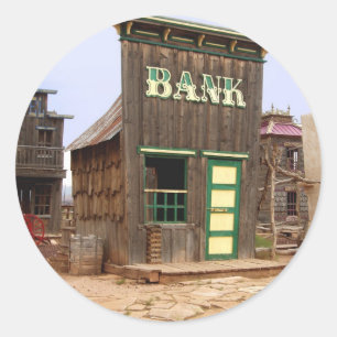 Altwestbank (Farbe) Runder Aufkleber