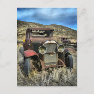 Altzeitauto Postkarte