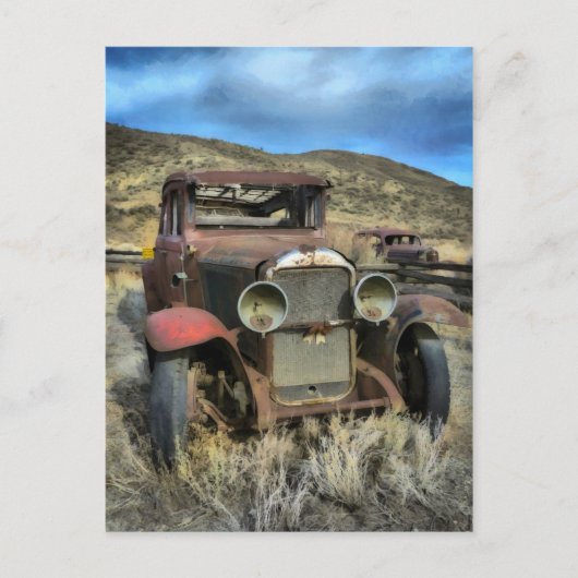 Altzeitauto Postkarte (Vorderseite)