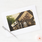 Altzeitfotografie Rechteckiger Aufkleber (Umschlag)