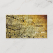 Altzeitkunst Visitenkarte (Rückseite)