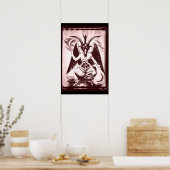 Altziege Poster (Küche)