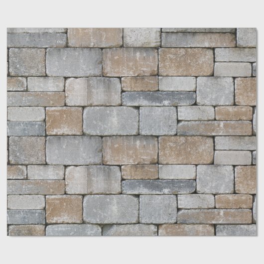 Altziegelwandpapier Geschenkpapier (Flach)