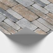 Altziegelwandpapier Geschenkpapier (Ecke)