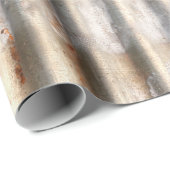 altzine und rostige Wellpappe. Geschenkpapier (Rolleneckpunkt)