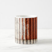 altzine und rostige Wellpappe. Kaffeetasse (Mittel)