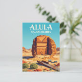 AlUla Saudi-Arabien Postkarte (Stehend Vorderseite)