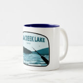 Alum Creek Lake Ohio Angelo Zweifarbige Tasse (VorderseiteRechts)