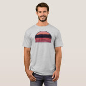 Alum Creek Lake Ohio Red Sunrise T-Shirt (Vorne ganz)