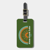 Alum Creek Lake Rainbow Gepäckanhänger (Vorderseite vertikal)