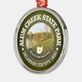 Alum Creek SP Ornament Aus Metall (Links)
