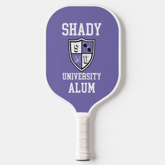 Alum grad alma mater periwinkle pickleball schläger (Vorderseite)