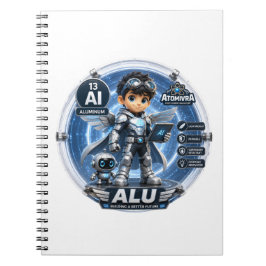 Aluminium ATOMIVRA GEBURTSTAG Notizblock