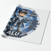 Aluminium ATOMIVRA Geschenkpapier (Ungerollt)