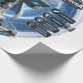 Aluminium ATOMIVRA Geschenkpapier (Ecke)