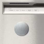 Aluminium aus gebürstetem Stahl Magnet (In Situ (Geschirrspüler))