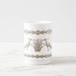 Aluminium Bird & Reed Porzellantasse