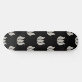 Aluminium des Blumen-Muster-5 Skateboard (Horizontal)