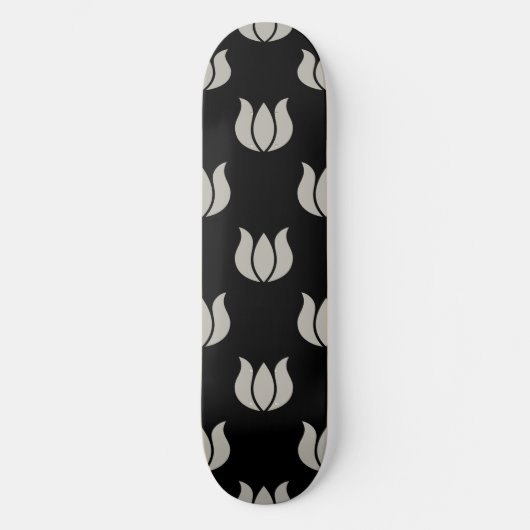 Aluminium des Blumen-Muster-5 Skateboard (Vorderseite)