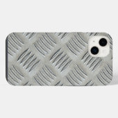 Aluminium-Diamantmuster iPhone Hülle (Rückseite (Horizontal))