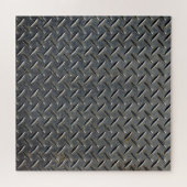 Aluminium Dunkel: Rhombus Shape Design Puzzle (Horizontal)