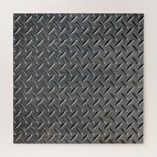 Aluminium Dunkel: Rhombus Shape Design Puzzle (Horizontal)