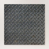 Aluminium Dunkel: Rhombus Shape Design Puzzle (Horizontal)