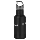 Aluminium für die die Liebe der Baß Edelstahlflasche (Rückseite)