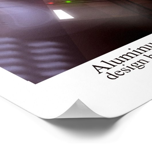 Aluminium-Hamster Poster (Ecke)