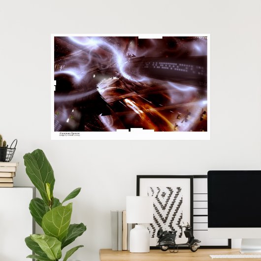 Aluminium-Hamster Poster (Heimbüro)