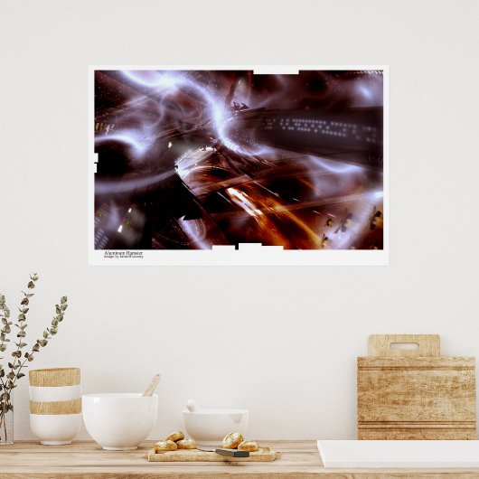 Aluminium-Hamster Poster (Küche)