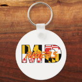 Aluminium-Schlüsselanhänger Schlüsselanhänger (Rückseite)