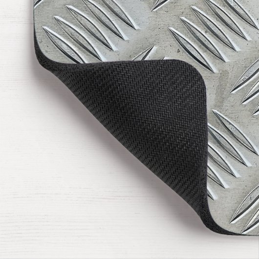 Aluminium Textur Diamantmuster Mousepad (Ecke)