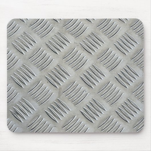 Aluminium Textur Diamantmuster Mousepad (Vorne)