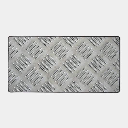 Aluminium Textur Diamantmuster Schreibtischunterlage (Vorderseite)