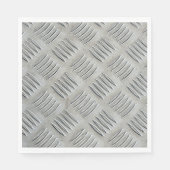 Aluminium Textur Diamantmuster Serviette (Vorderseite)