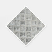 Aluminium Textur Diamantmuster Serviette (Ecke)