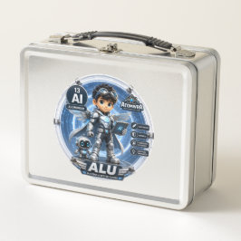 Aluminium von ATOMIVRA™ Metall Brotdose