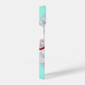 Aluminium Wreath Retro Weihnachten iPhone Hülle (Rechte Seite)