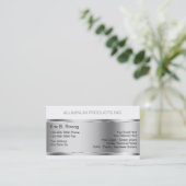 AluminiumBaugewerbe-Karten Visitenkarte (Stehend Vorderseite)