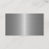 AluminiumBaugewerbe-Karten Visitenkarte (Rückseite)