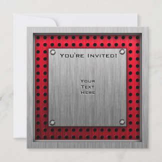 Aluminiumbürste aussehen Golfer Einladung