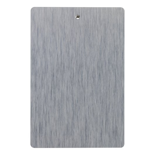 Aluminiumbürste Metallstruktur Mini Klemmbrett (Rückseite)