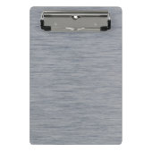 Aluminiumbürste Metallstruktur Mini Klemmbrett (Vorderseite)